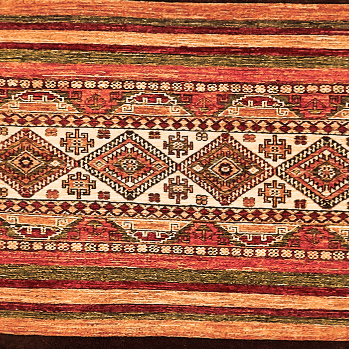 Abstract Orange Modern Rug, abs537org