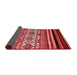 Abstract Red Modern Area Rugs