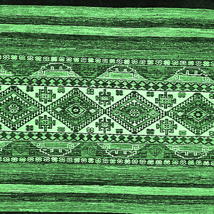 Machine Washable Abstract Emerald Green Modern Area Rugs, wshabs537emgrn