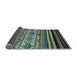 Sideview of Abstract Light Blue Modern Rug, abs537lblu