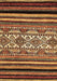 Abstract Brown Modern Rug, abs537brn