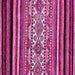 Square Abstract Pink Modern Rug, abs537pnk