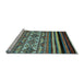 Sideview of Machine Washable Abstract Light Blue Modern Rug, wshabs537lblu