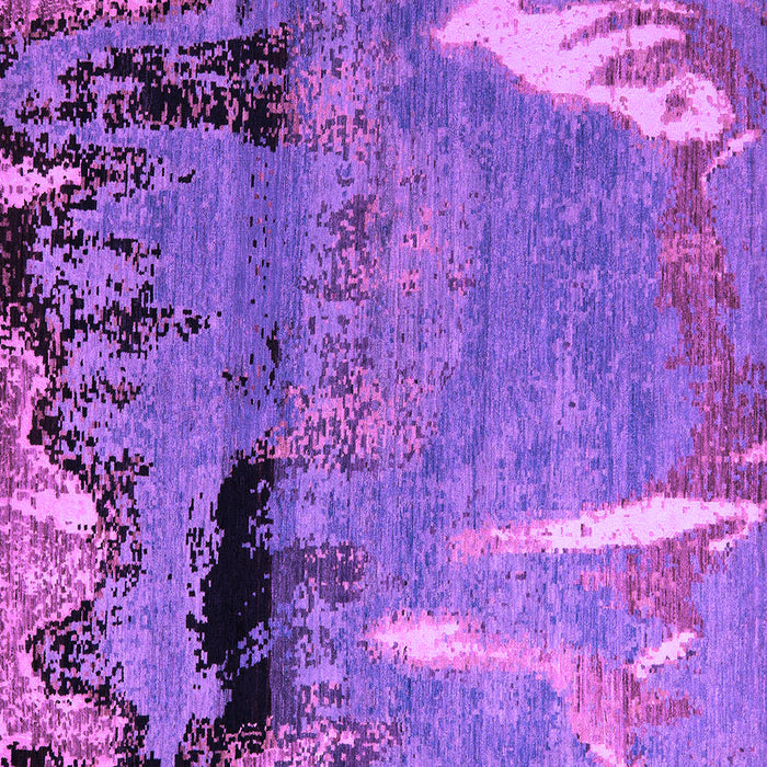 Square Abstract Purple Modern Rug, abs5380pur