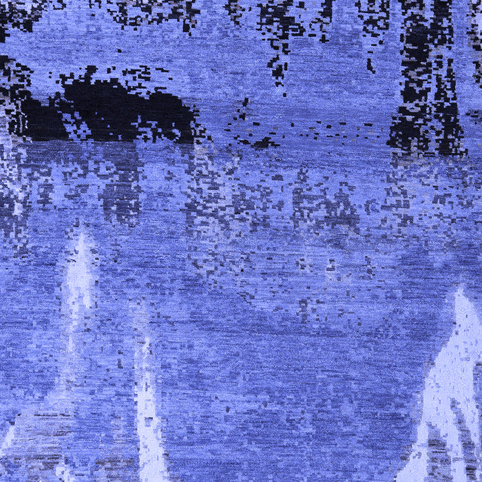 Abstract Blue Modern Rug, abs5380blu