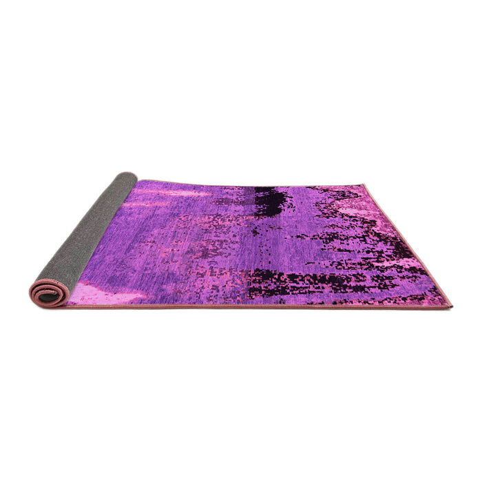 Sideview of Abstract Pink Modern Rug, abs5380pnk
