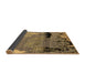 Sideview of Abstract Brown Modern Rug, abs5380brn