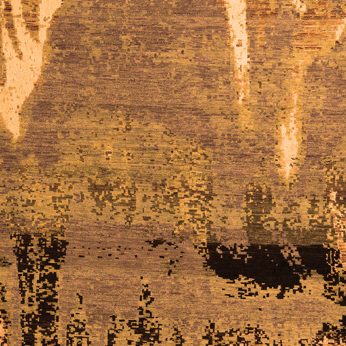 Abstract Orange Modern Rug, abs5380org