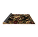 Sideview of Medallion Brown French Rug, abs5381brn