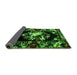 Sideview of Medallion Green French Rug, abs5381grn