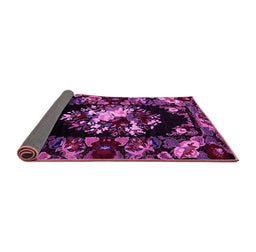 Sideview of Medallion Pink French Rug, abs5381pnk