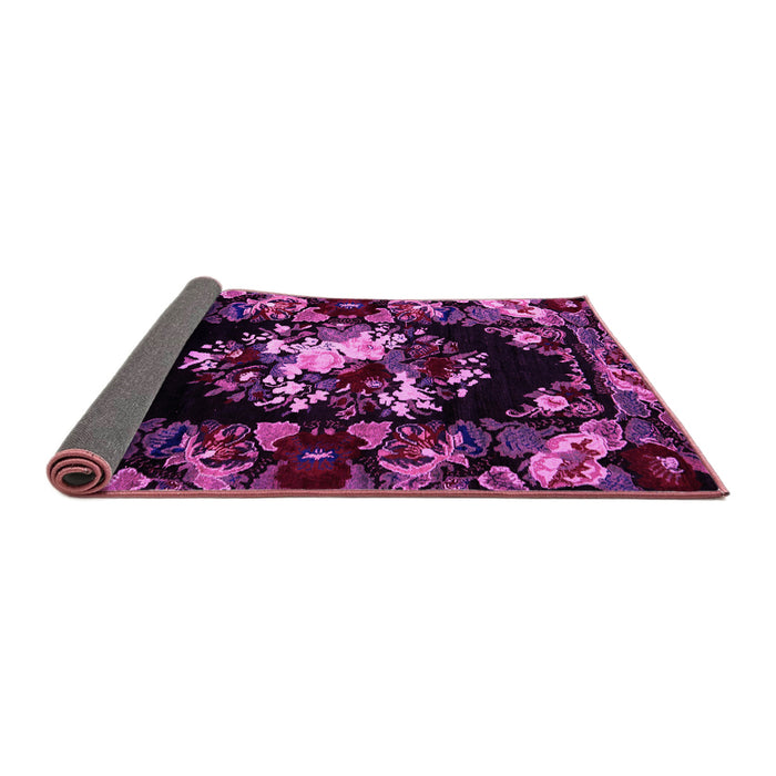 Sideview of Medallion Pink French Rug, abs5381pnk