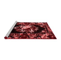 French Red Washable Rugs