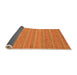 Sideview of Southwestern Orange Country Rug, abs5382org