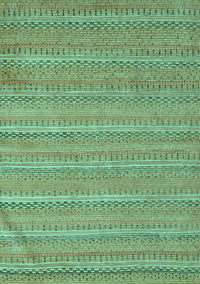 Southwestern Turquoise Country Rug, abs5382turq