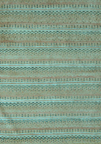 Southwestern Light Blue Country Rug, abs5382lblu