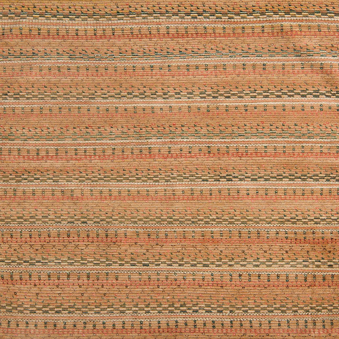 Square Machine Washable Abstract Orange Rug, wshabs5382