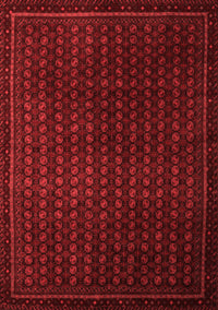 Abstract Red Modern Rug, abs5383red