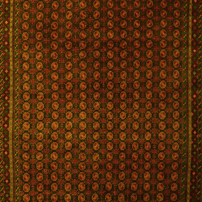 Machine Washable Abstract Yellow Modern Rug, wshabs5383yw