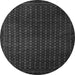 Round Machine Washable Abstract Gray Modern Rug, wshabs5383gry