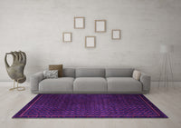 Machine Washable Abstract Purple Modern Rug, wshabs5383pur