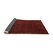 Sideview of Abstract Orange Modern Rug, abs5383org