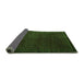 Sideview of Abstract Green Modern Rug, abs5383grn