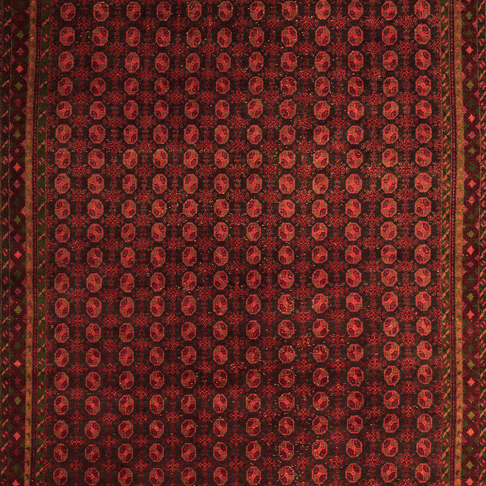 Machine Washable Abstract Orange Modern Area Rugs, wshabs5383org