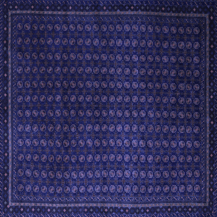 Square Machine Washable Abstract Blue Modern Rug, wshabs5383blu