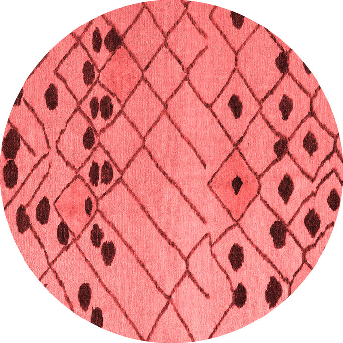 Abstract Red Modern Rug, abs5384red