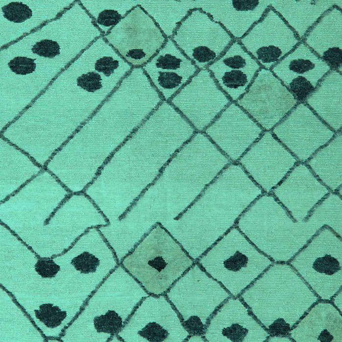 Abstract Turquoise Modern Rug, abs5384turq