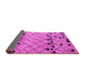 Sideview of Abstract Pink Modern Rug, abs5384pnk