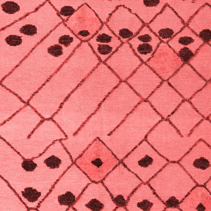 Abstract Red Modern Area Rugs