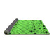 Sideview of Abstract Green Modern Rug, abs5384grn