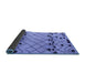 Sideview of Abstract Blue Modern Rug, abs5384blu