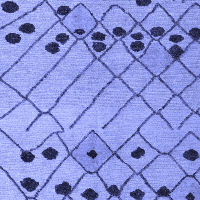 Abstract Blue Modern Rug, abs5384blu