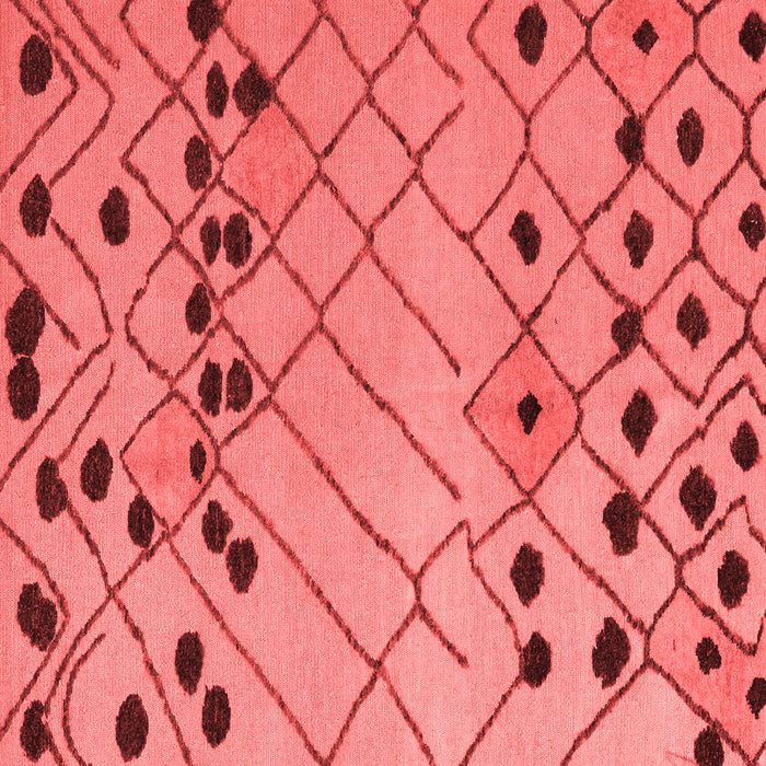 Abstract Red Modern Rug, abs5384red