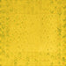 Square Solid Yellow Modern Rug, abs5385yw