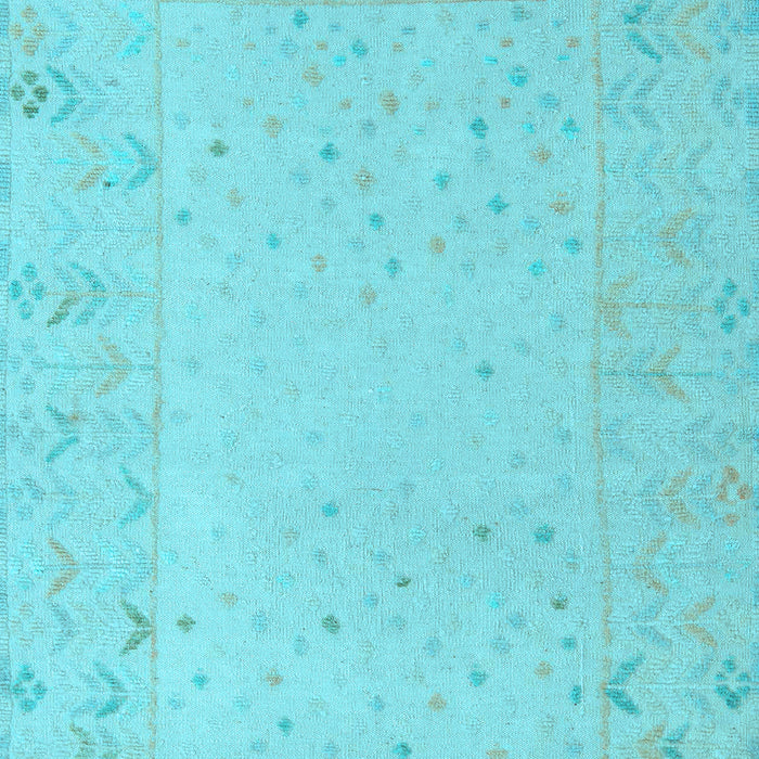 Machine Washable Solid Light Blue Modern Rug, wshabs5385lblu