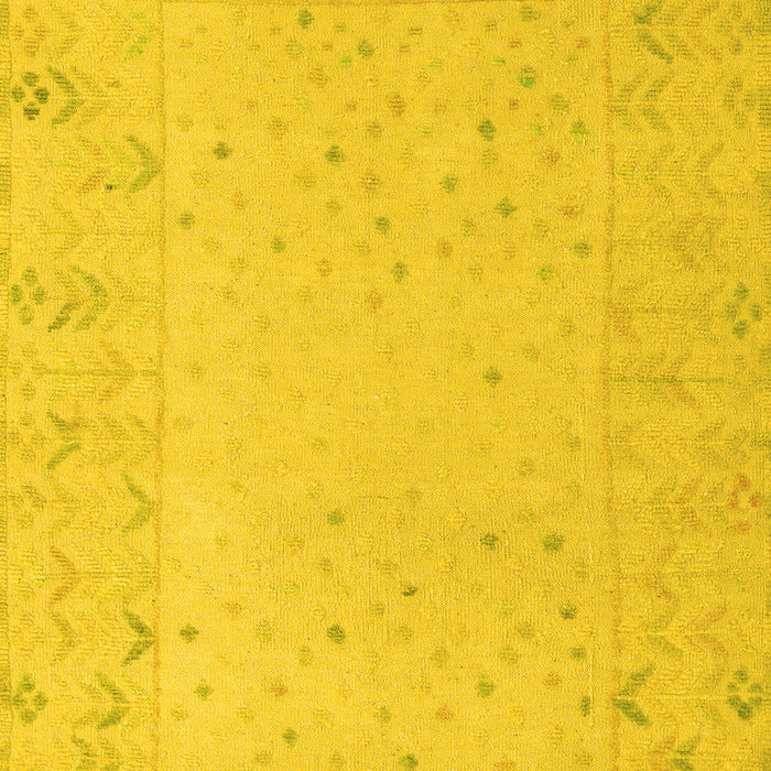 Solid Yellow Modern Rug, abs5385yw
