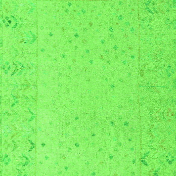 Machine Washable Solid Green Modern Area Rugs, wshabs5385grn