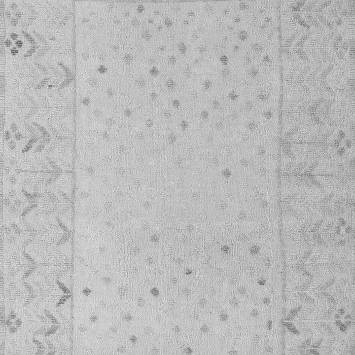 Machine Washable Solid Gray Modern Rug, wshabs5385gry