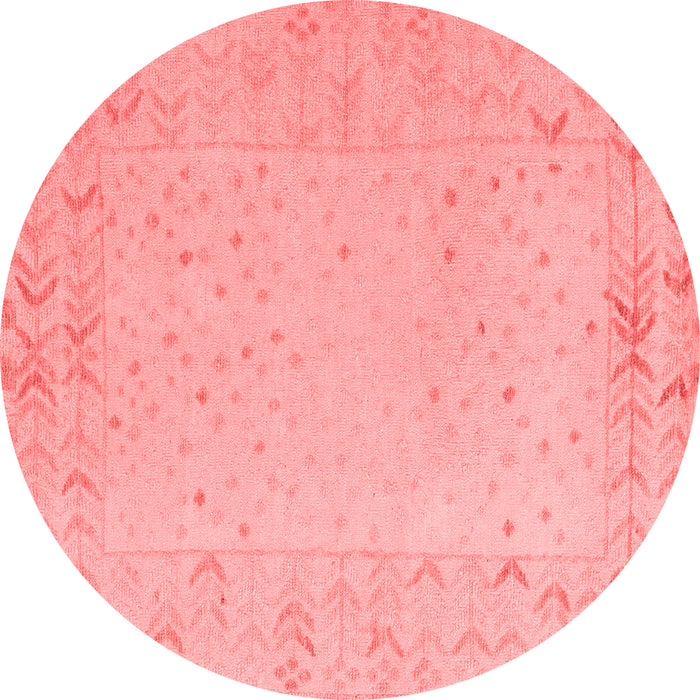 Machine Washable Solid Red Modern Rug, wshabs5385red