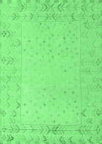 Solid Emerald Green Modern Rug, abs5385emgrn