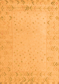 Solid Orange Modern Rug, abs5385org