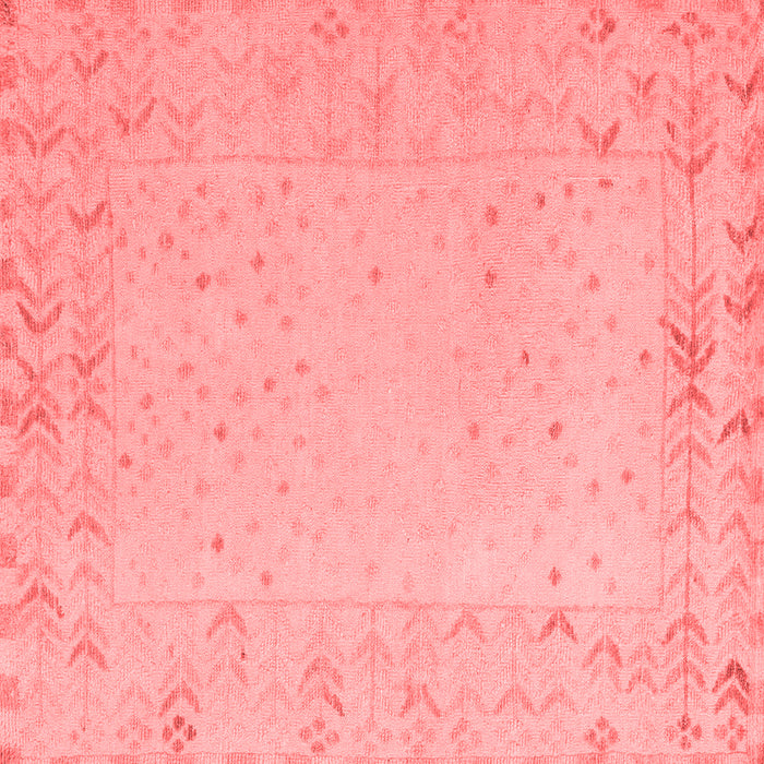 Machine Washable Solid Red Modern Rug, wshabs5385red