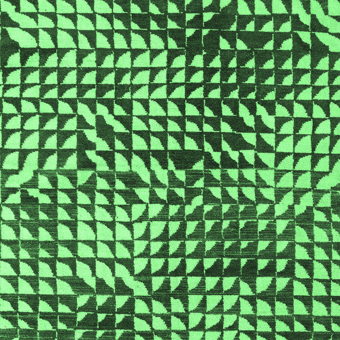 Machine Washable Abstract Emerald Green Modern Area Rugs, wshabs5386emgrn