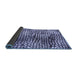 Sideview of Abstract Blue Modern Rug, abs5386blu