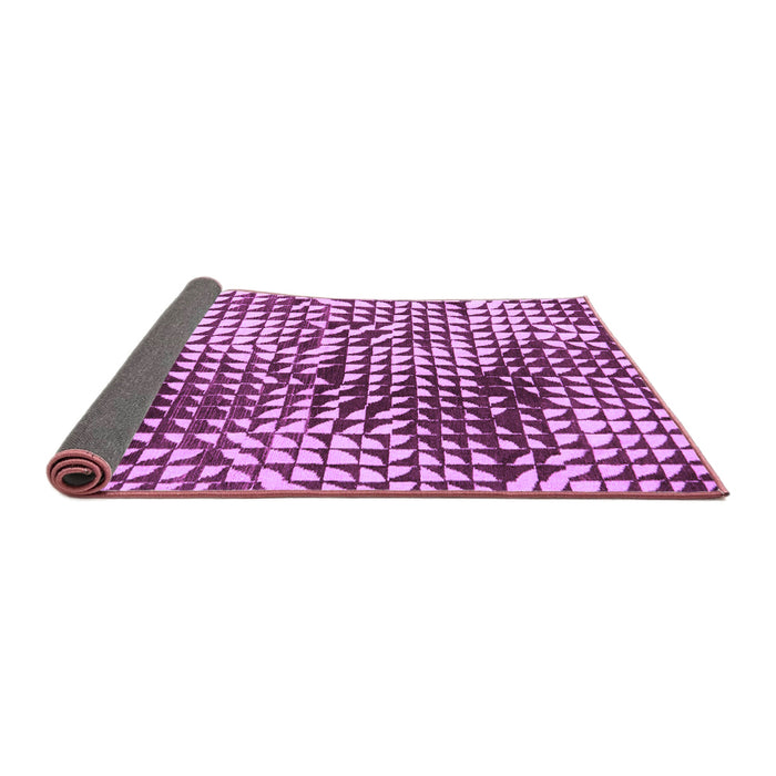 Sideview of Abstract Purple Modern Rug, abs5386pur