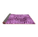 Sideview of Abstract Purple Modern Rug, abs5386pur